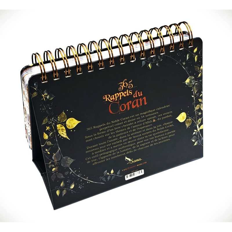 365 Rappels Du Coran - Calendrier Chevalet - Editions Sana Sana Calendriers, organiseurs et agendas Librairie Musulmane Al-imen