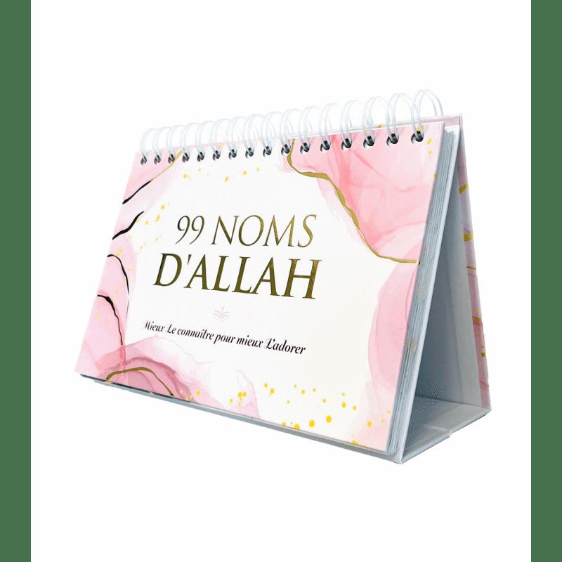99 noms d'Allah - Mieux Le connaître pour mieux L'adorer - Calendrier chevalet ROSE - Editions al-hadith Al-Hadîth Calendriers, organiseurs et agendas Librairie Musulmane Al-imen