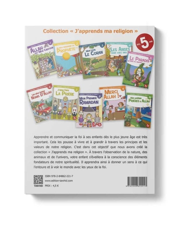 Collection "J'apprends ma religion" Merci Allah ! (Tome 9) - Editions Tawhid Tawhid Livre Islam Enfant 9782848622217 Librairie Musulmane Al-imen
