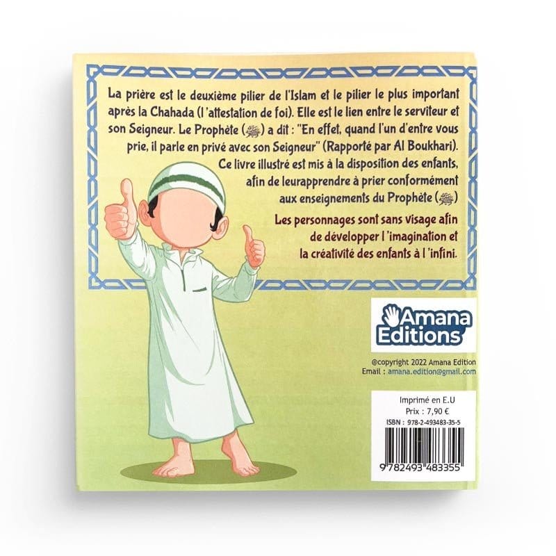 Comment faire la prière (version garçon) Amana Livre Islam Enfant 9782493483355 Librairie Musulmane Al-imen