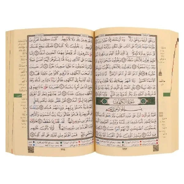 Coran Tajwid Al Kabaa 17x24 cm (مصحف التجويد الكعبة) - Couverture Cartonnée (avec index des mots et des sujets) Dar Al Ma'rifa Coran 9789933573492 Librairie Musulmane Al-imen