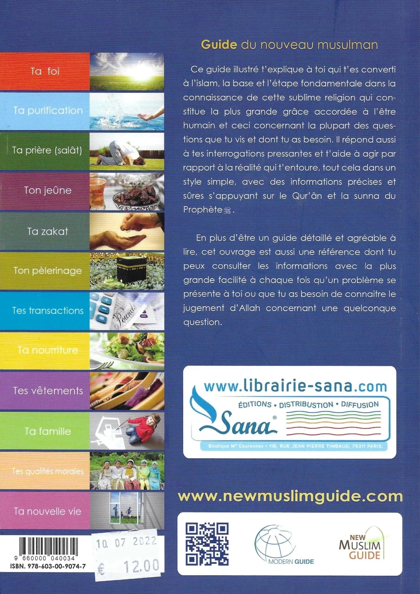 Guide du nouveau musulman par Fahd Salem Bahammam Sana Livres > Islam > Introduction ou Nouveau Converti 9660000040034 Librairie Musulmane Al-imen