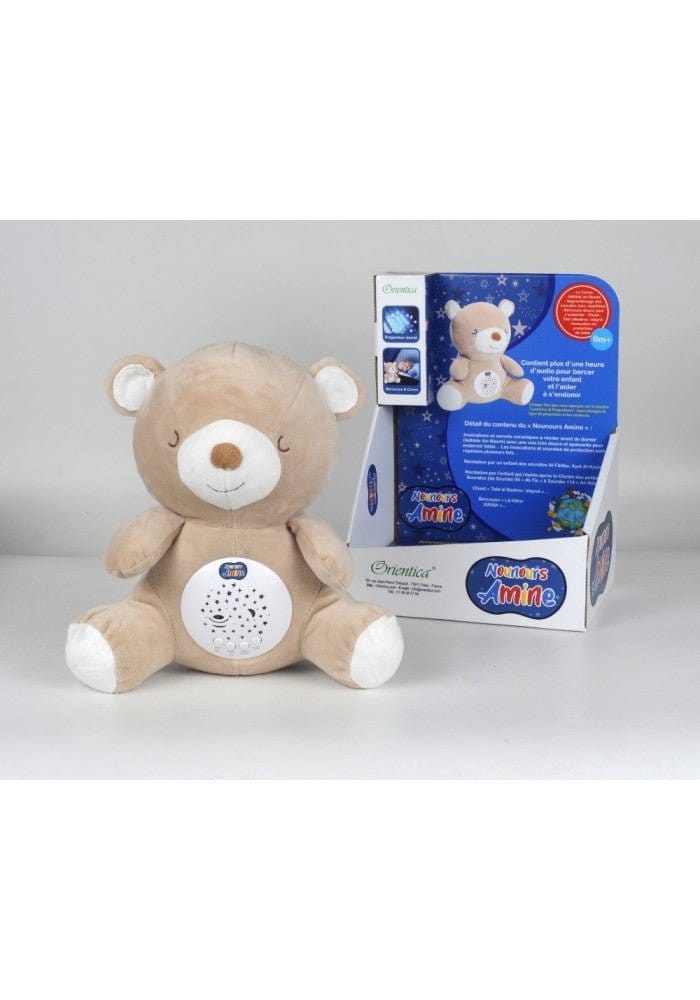 Nounours Amine : Doudou Ourson et Veilleuse Coranique pour enfant musulman et bébé Orientica Jeu Islam 3760090457388 Librairie Musulmane Al-imen