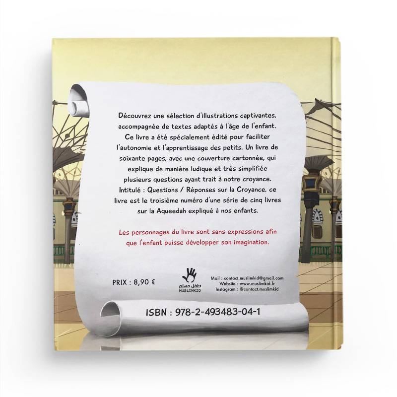 Questions-réponses croyance 7/12 ans MuslimKid - 3ème tome série Aqidah MuslimKid Livre Islam Enfant 9782493483041 Librairie Musulmane Al-imen