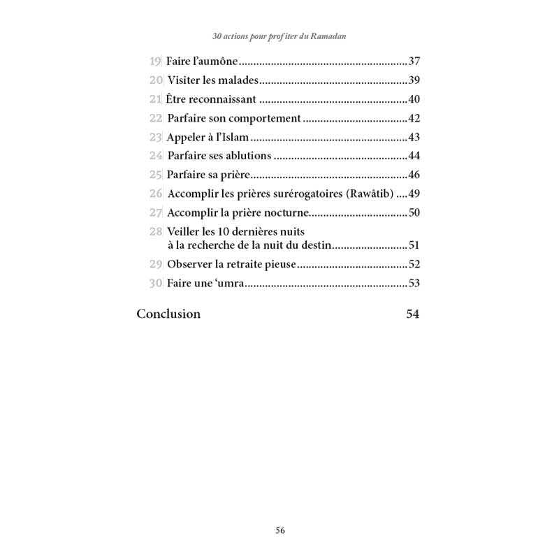 30 actions pour profiter du Ramadan - Par Umm Alyah - Éditions Al-Hadîth Al-Hadîth Livre > Islam 9782875453426 Librairie Musulmane Al-imen