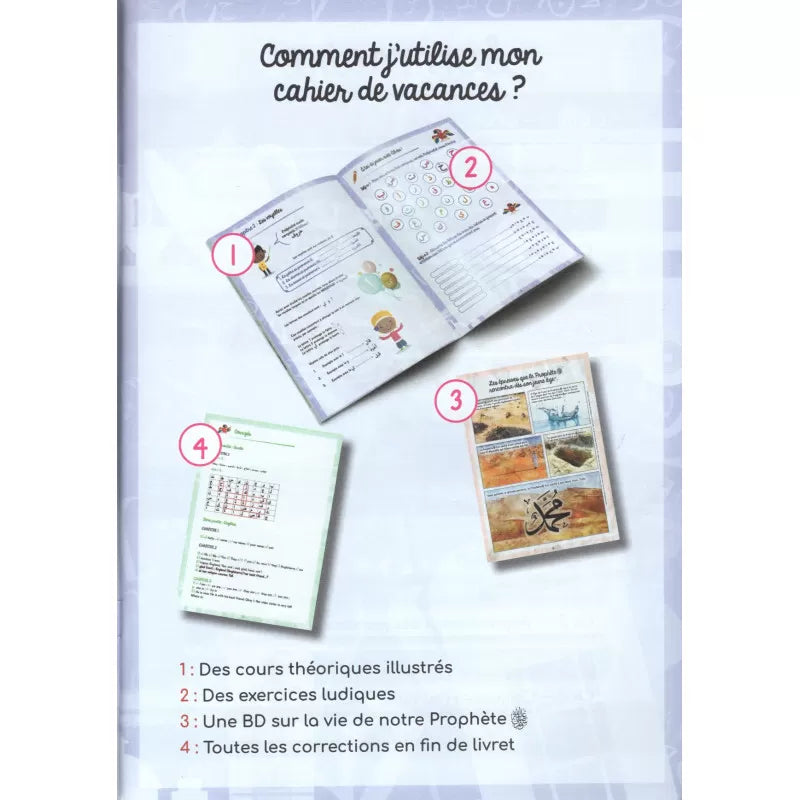 Cahier de vacances des p'tits mouslims (CE1-CE2)