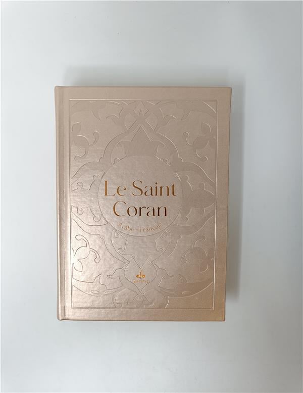 Le Saint Coran Bilingue (Arabe - Français) (Pages Dorures) - Al Bouraq - Bronze