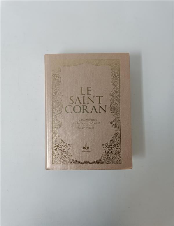 Le Saint Coran et la traduction en langue française du sens de ses versets (Poche) (Pages avec Tranche Dorée) Bronze - Al Bouraq