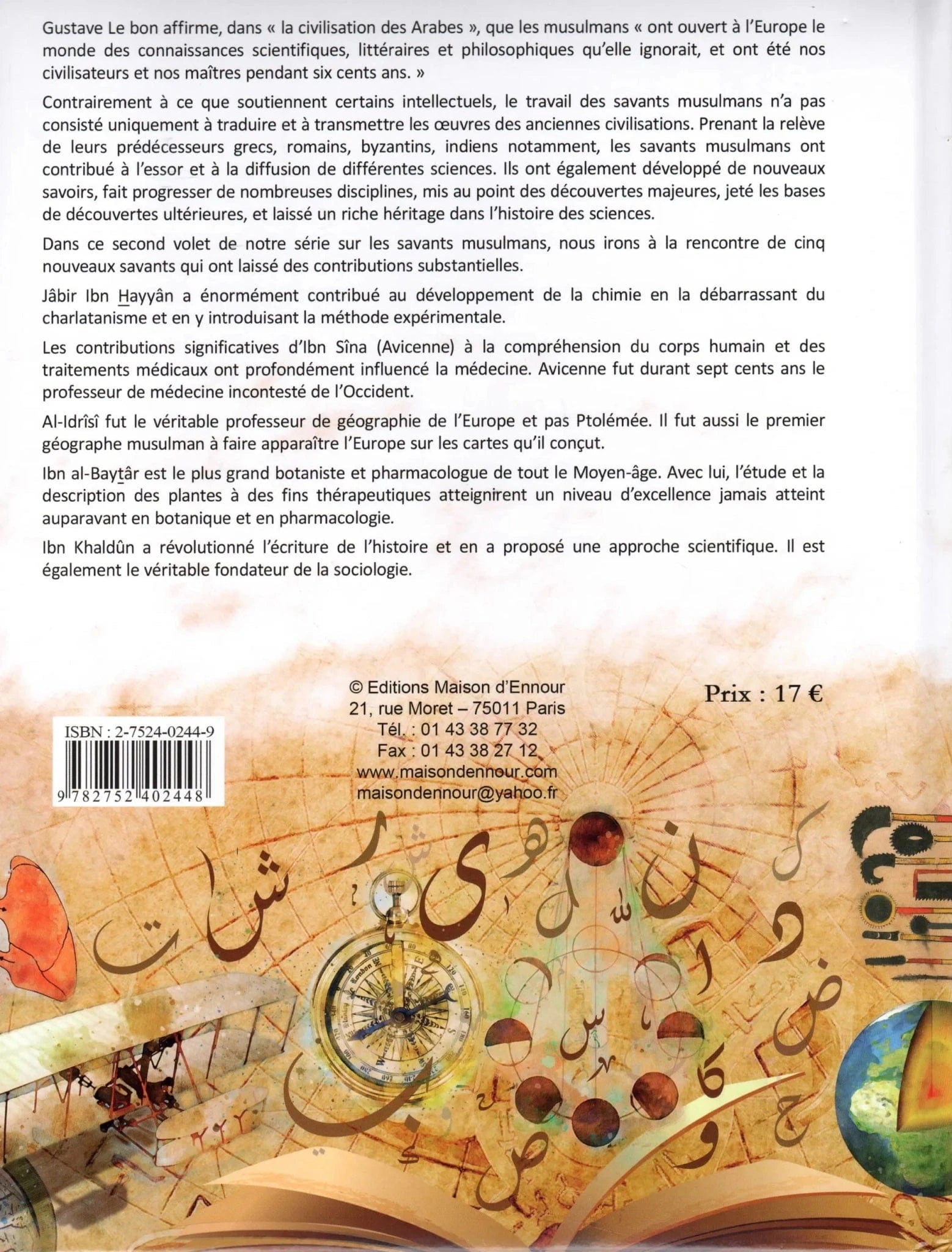 À la découverte des savants musulmans (Tome 2) d'Abderrazak Mahri Maison d'Ennour Livre Islam Enfant 9782752402448 Librairie Musulmane Al-imen