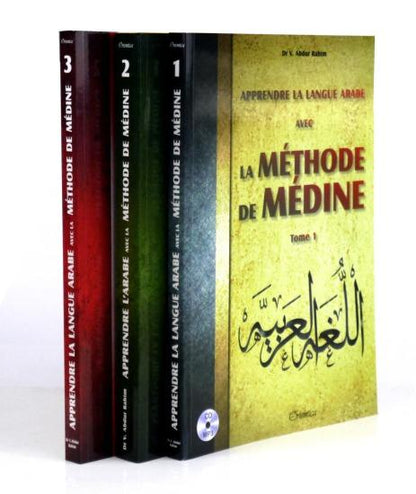 Apprendre la langue arabe avec La Méthode de Médine - Pack de trois tomes (1 + 2 + 3) avec CD MP3 - Livres par édition par Orientica disponible chez Al - imen