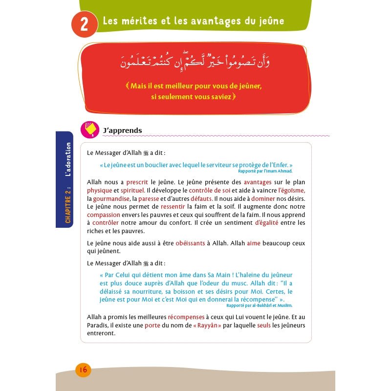 Arc - en - ciel 4 - Manuel d'enseignement des bases de l'Islam - Livres par édition par Al - Hadîth disponible chez Al - imen