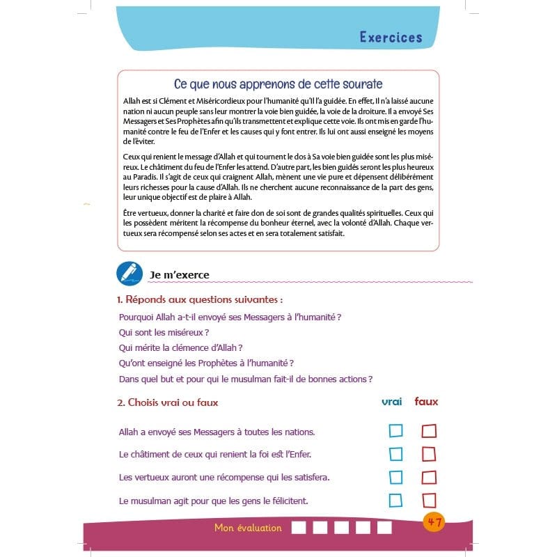 Arc-en-ciel 7 - Manuel d'enseignement des bases de l'Islam Al-Hadîth Livres > Islam > Introduction ou Nouveau Converti 9782875450036 Librairie Musulmane Al-imen