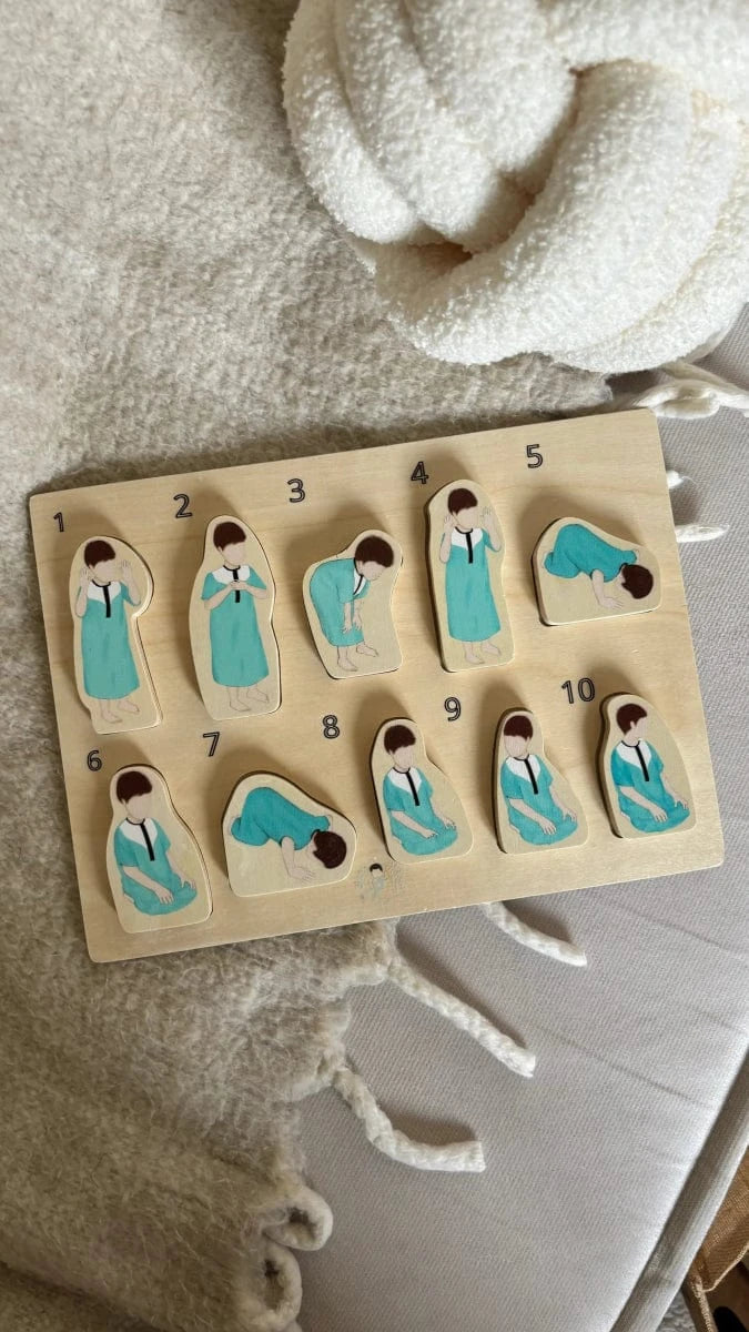 Bébé Ali : Mon premier puzzle Montessori de la prière Bebeali Jeu Islam 3760404060013 Librairie Musulmane Al-imen