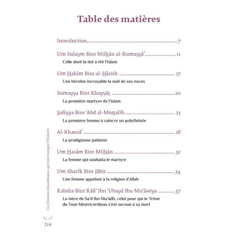 Ces femmes musulmanes qui ont marqué l’histoire par Um isrâ’ Bayyûmî - Livres par édition par Al - Hadîth disponible chez Al - imen