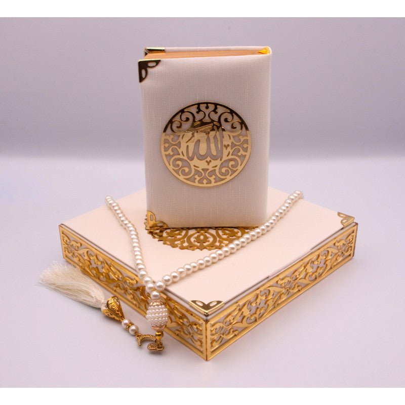 Coffret cadeau Al - imen : Box (Saint Coran Arabe de Poche + Chapelet) Noir Moyen (14x20) - Cadeaux par Librairie Al - imen disponible chez Al - imen