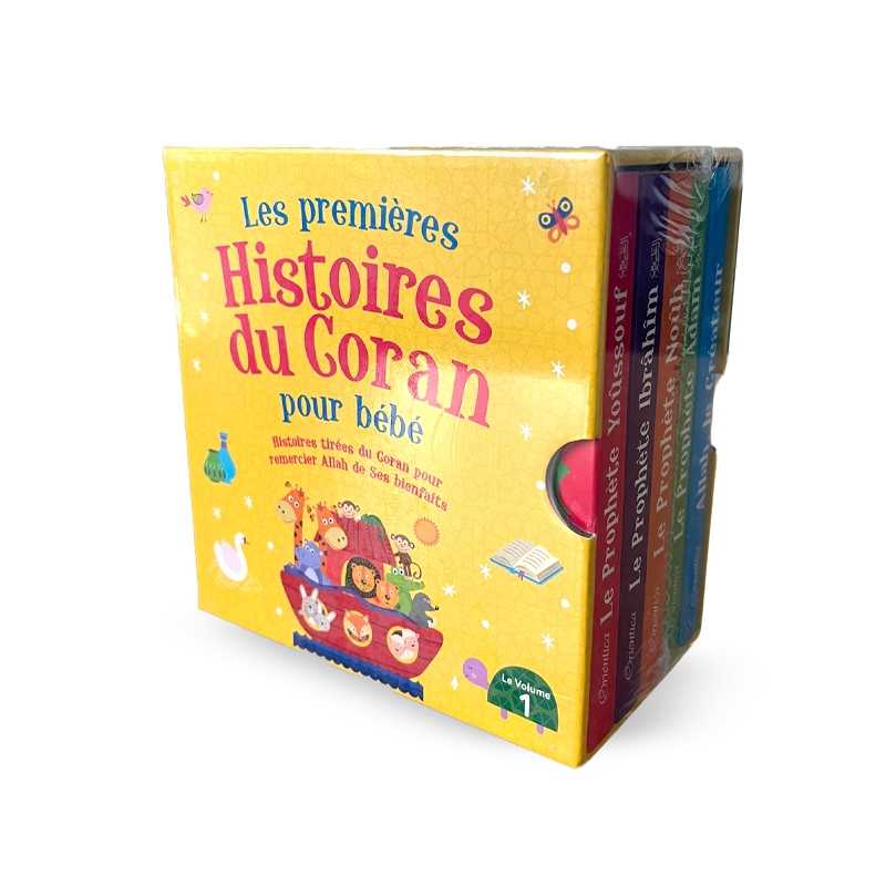 Coffret Les Premières Histoires du Coran pour bébé (Volume 1) - Histoires tirées du Coran Orientica Livre Islam Enfant 9789394886018 Librairie Musulmane Al-imen