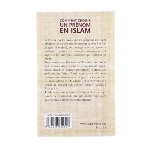 comment choisir un prénom en islam - Livres par édition par Tawhid disponible chez Al - imen