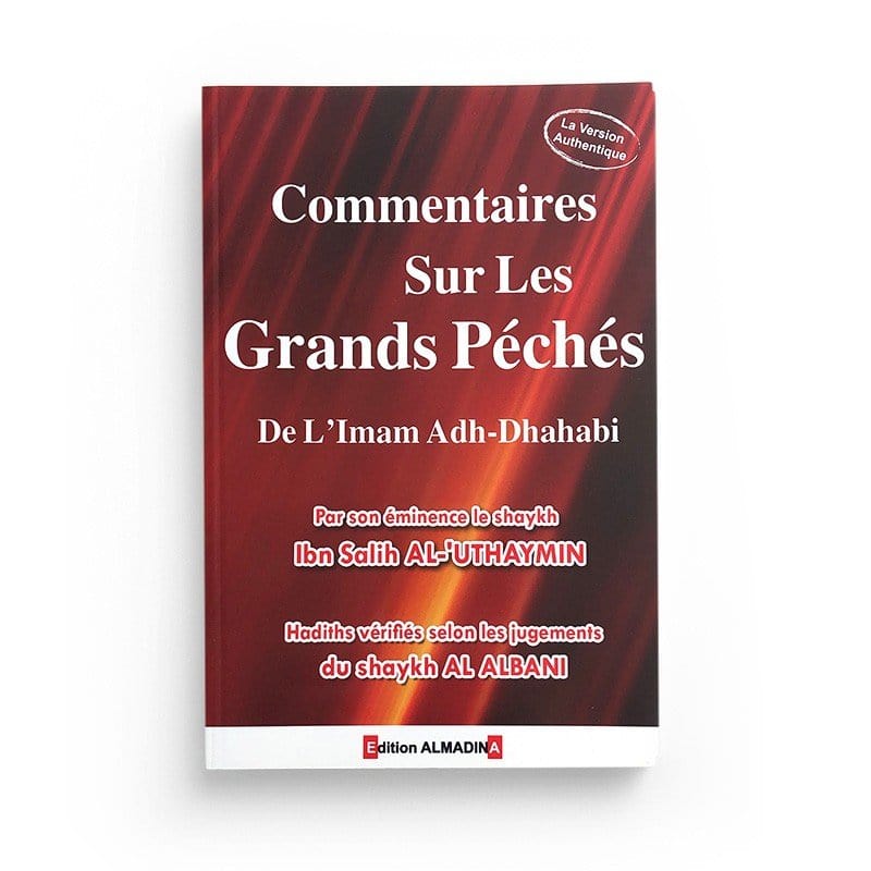 Commentaires sur les grands péchés Al-Madina Livre > Islam > Tawhid / Aqidah (Croyance) 9789954718322 Librairie Musulmane Al-imen
