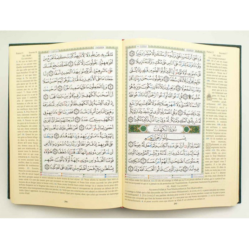 Coran Al - Tajwid (AR/FR) Index Des Concepts Et Themes 17x24cm Vert - Coran par Dar Al Ma'rifa disponible chez Al - imen