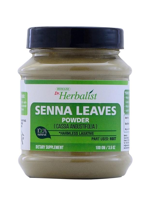 Dr. Herbalist Senna Leaves Powder 100gm - Bien - être et Santé par Mudo disponible chez Al - imen