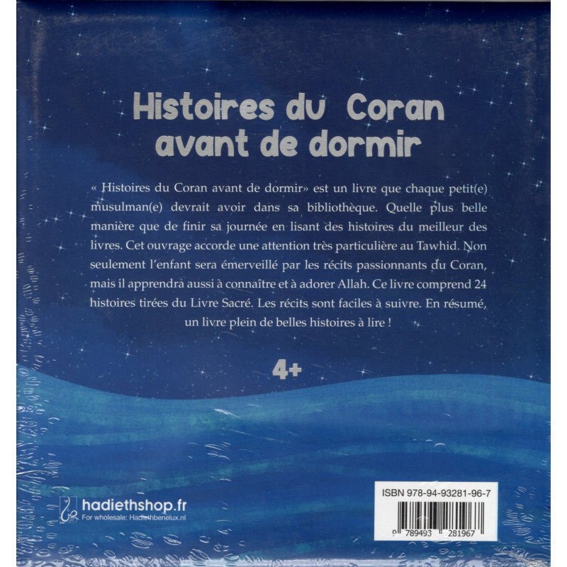 Histoires du Coran avant de dormir (à partir de 4 ans) - Livres par édition par Hadieth Benelux disponible chez Al - imen