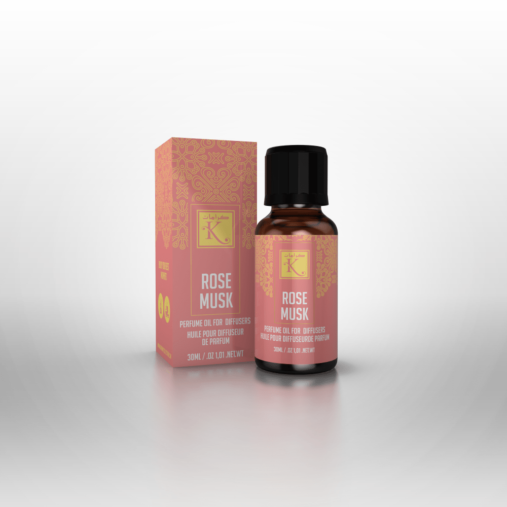 Huiles de diffuseur Rose Musc - 30ML - Karamat Collection - Pour la Maison par Karamat Collection disponible chez Al - imen