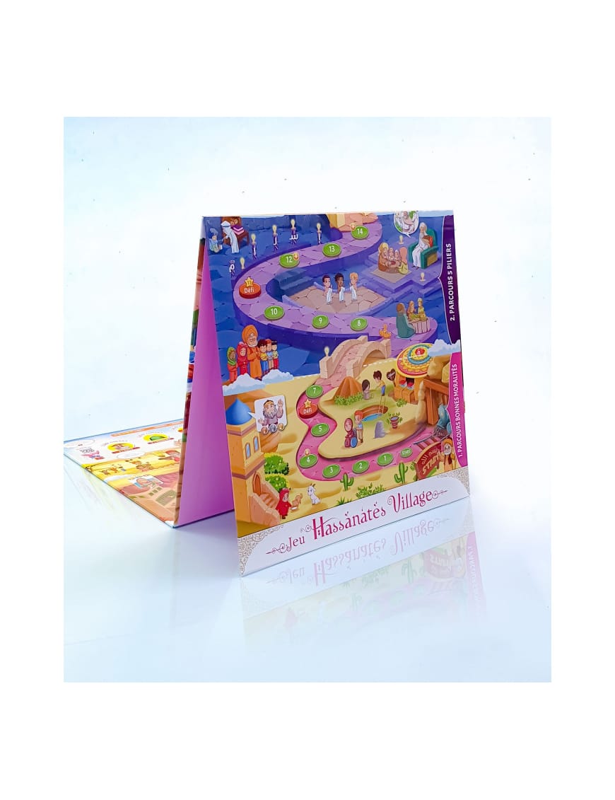 Jeu de société Hassanates Village (de 7 à 99 Ans) - Sana Kids - Sana Sana Jeu Islam 3700495421119 Librairie Musulmane Al-imen