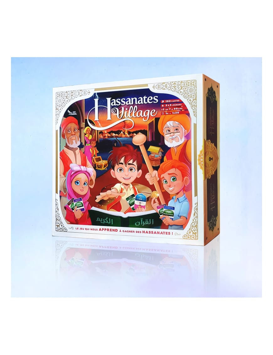 Jeu de société Hassanates Village (de 7 à 99 Ans) - Sana Kids - Sana Sana Jeu Islam 3700495421119 Librairie Musulmane Al-imen