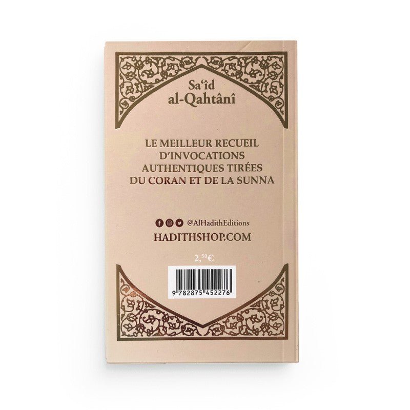 La citadelle du musulman - Sa‘îd Al - Qahtânî Beige - Livres par édition par Al - Hadîth disponible chez Al - imen