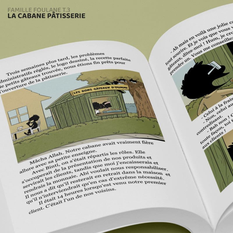 La Famille Foulane (Tome 3) - La cabane pâtisserie - BDouin BDouin Livre Islam Enfant 9789998797963 Librairie Musulmane Al-imen