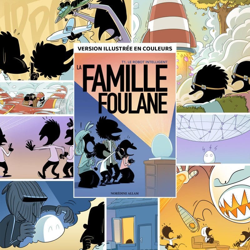 La Famille Foulane (Tome1) - Le Robot Intelligent  BDouin BDouin Livre Islam Enfant 9789998797871 Librairie Musulmane Al-imen