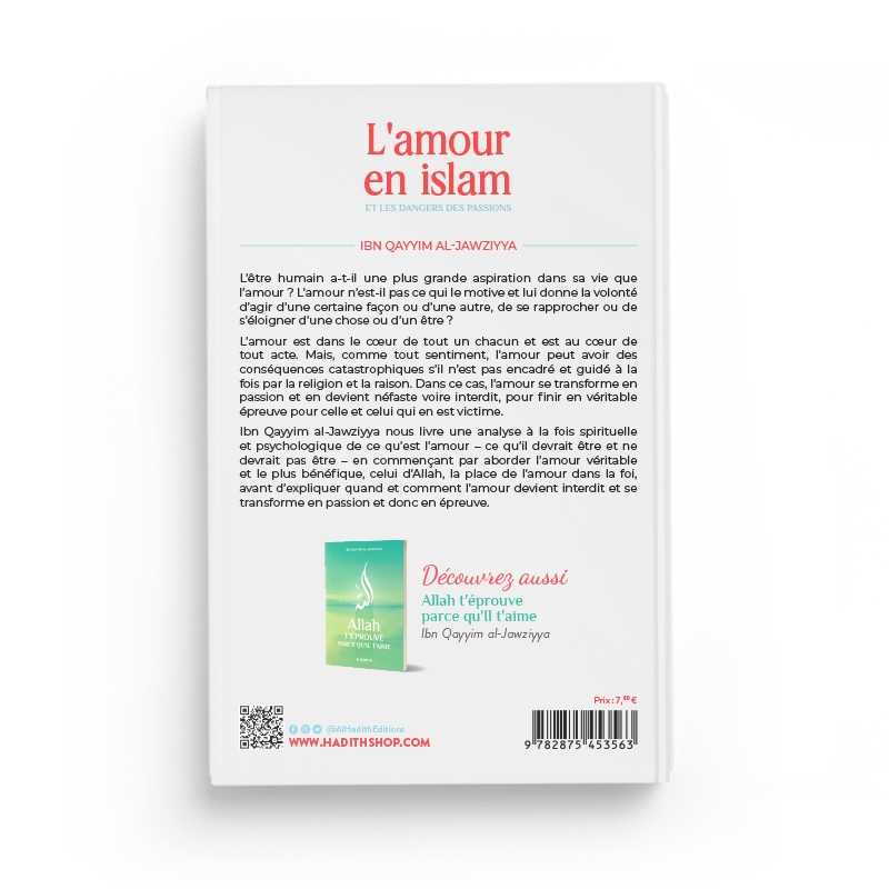 L'amour en islam et les dangers des passions d'Ibn Qayyim al - Jawziyya - Livres par édition par Al - Hadîth disponible chez Al - imen