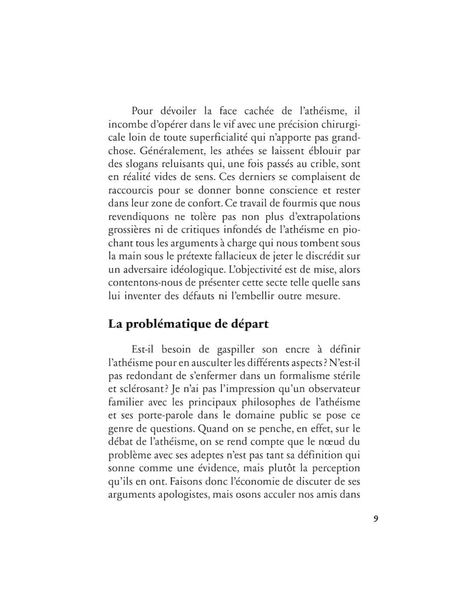 L'athéisme : l'hypothèse impossible par Dr. Sami 'Ameri Al - imen