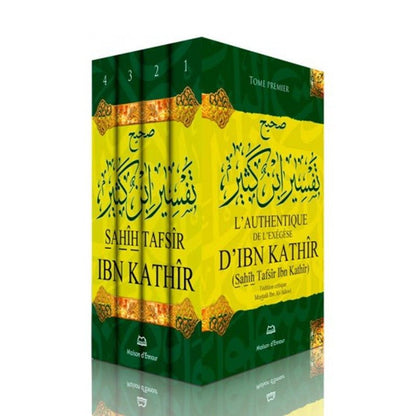 L'authentique de l'exégèse d'Ibn Kathîr (Sahîh Tafsîr Ibn Kathîr) - 4 volumes - Maison d'Ennour - Livres par édition par Maison d'Ennour disponible chez Al - imen