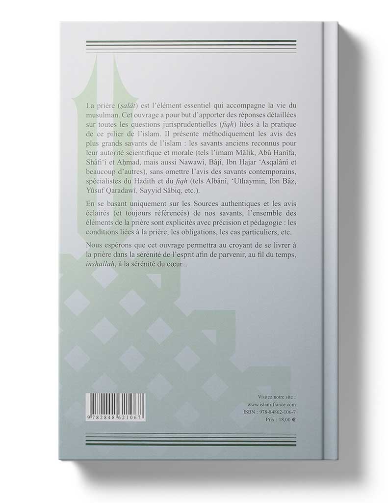 Le Livre de la prière (Fiqh as - Salat) - Livres par édition par Tawhid disponible chez Al - imen