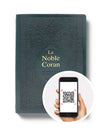 Le Noble Coran Traduction originale avec code qr - Version Bilingue (Français - Arabe) Vert Foncé Al - imen