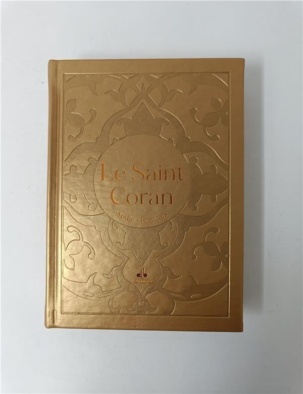 Le Saint Coran Bilingue (Arabe - Français) (Pages Dorures) - Al Bouraq Or - Coran par Al Bouraq disponible chez Al - imen