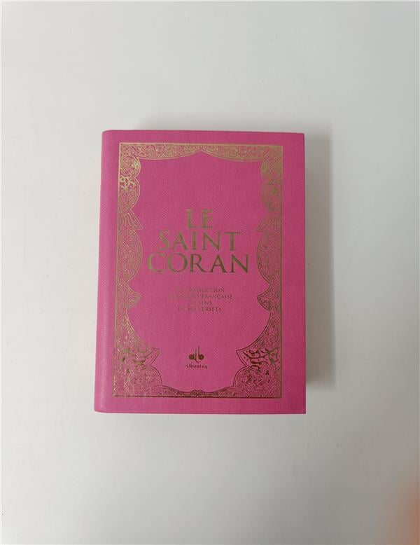 Le Saint Coran et la traduction en langue française du sens de ses versets - Poche - (Pages Arc - en - ciel) (Al Bouraq) Rose - Coran par Al Bouraq disponible chez Al - imen