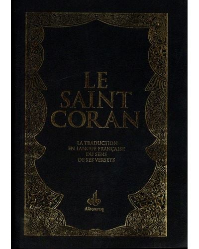 Le Saint Coran et la traduction en langue française du sens de ses versets (Poche) (Pages avec Tranche Dorée) Noir - Coran par Al Bouraq disponible chez Al - imen