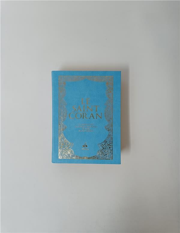 Le Saint Coran et la traduction en langue française du sens de ses versets (Poche) (Pages avec Tranche Dorée) Turquoise - Coran par Al Bouraq disponible chez Al - imen