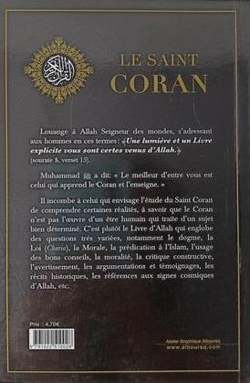 Le Saint Coran : Traduction de référence (Al Bouraq) Noir - Livres par édition par Al Bouraq disponible chez Al - imen