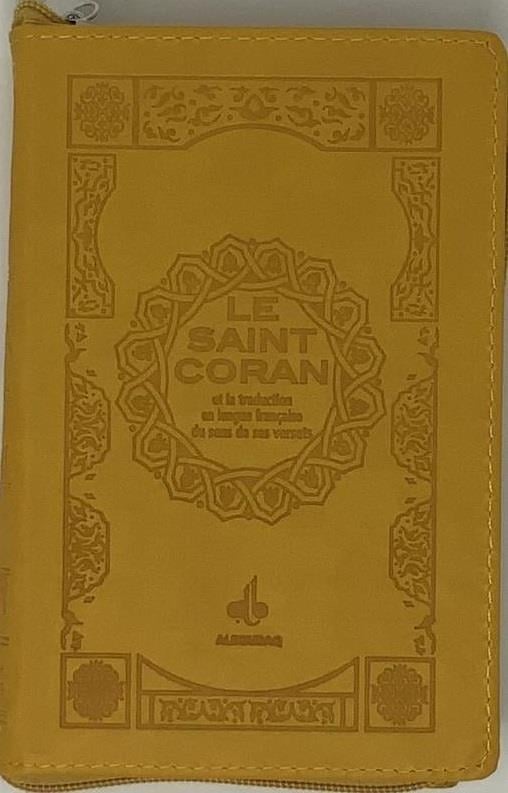 Le Saint Coran (Uniquement en Français) et la traduction en langue française du sens de ses versets - Pochette - éditions Al Bouraq Jaune - Coran par Al Bouraq disponible chez Al - imen