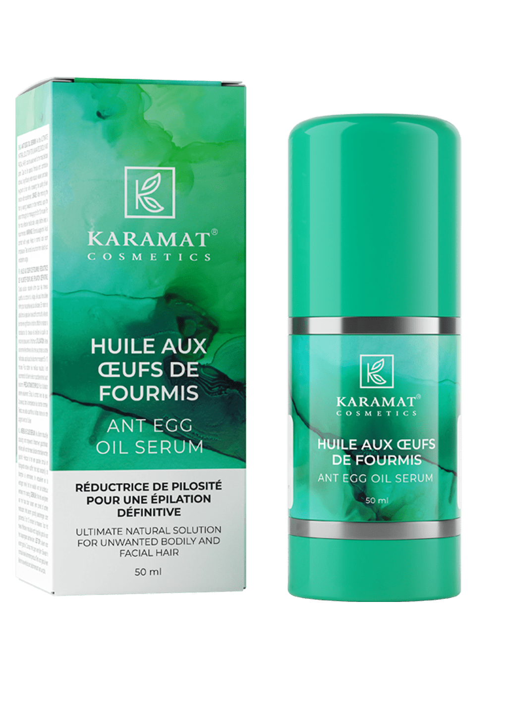 Le sérum d’huile aux œufs de fourmis de Karamat Cosmetics 50 Ml - Bien - être et Santé par Karamat Collection disponible chez Al - imen