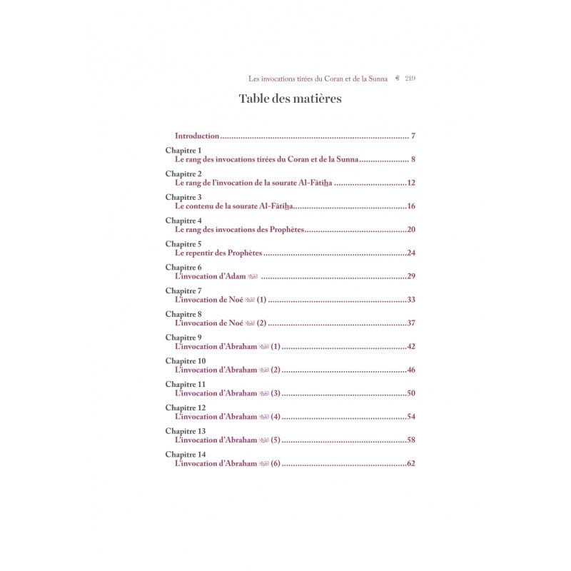 Les invocations tirées du Coran et de la Sunna - ‘Abd Ar-Razzâq Al-Badr Al-Hadîth Livre > Islam 9782875452870 Librairie Musulmane Al-imen