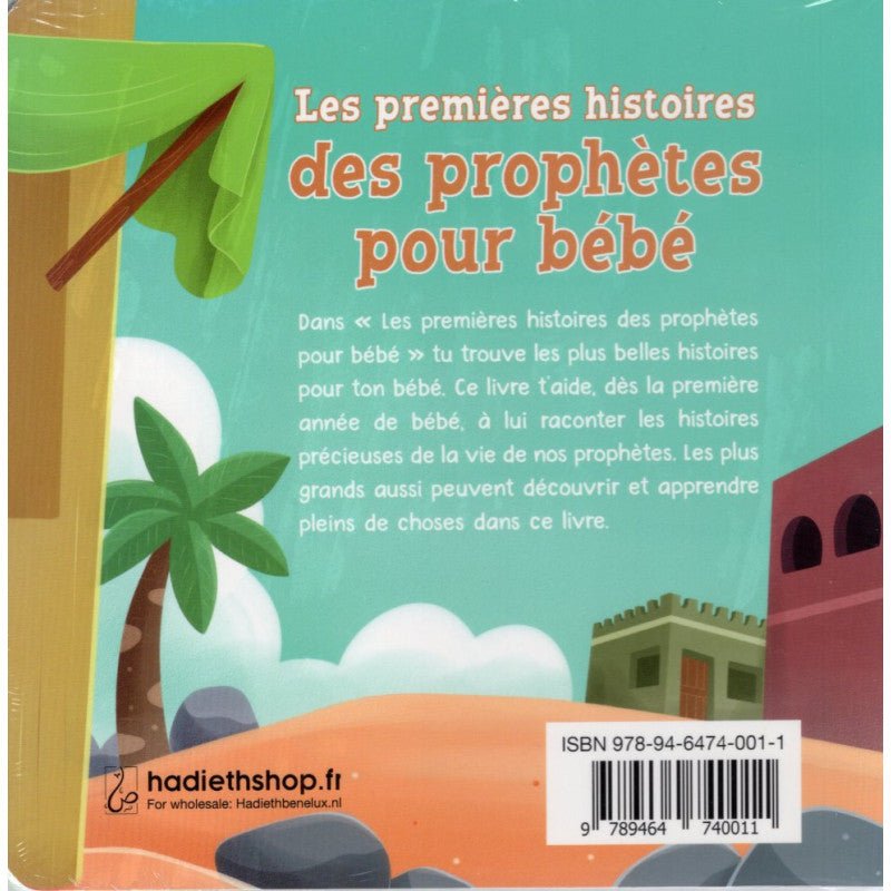 Les premières histoires des prophètes pour bébé - Livres par édition par Hadieth Benelux disponible chez Al - imen