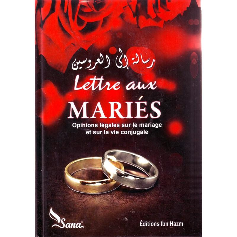 Lettre aux mariés - livres par édition par Ibn Hazm disponible chez Al - imen