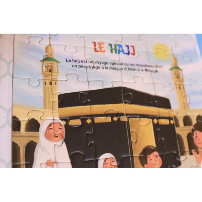 Livre Puzzle Magnétique : Les 5 Piliers de l'Islam (5 Puzzles Magnétiques en 1) Al - imen