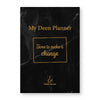 My Deen Planner (zwarte cover) - Livres NL par Hadieth Benelux disponible chez Al - imen