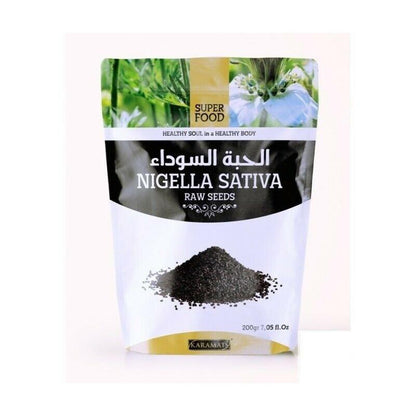 Nigella Sativa (الحبة السوداء ): Graines de Nigelle - Sachet de 200 g (Karamats) - Bien - être et Santé par Karamat Collection disponible chez Al - imen