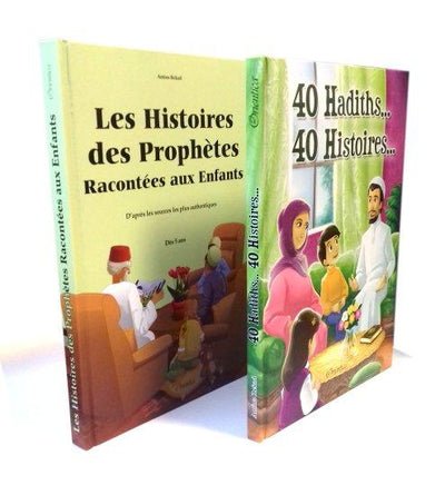 Pack Histoire : 40 Hadiths... 40 Histoires... + Les Histoires des Prophètes Racontés aux Enfants (2 livres cartonnés en édition de luxe) - Livres par édition par Orientica disponible chez Al - imen